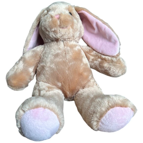 BUILD-A-BEAR Bunny Plush Pawlette Long Ears Light Brown Fur Brown Eyes Pink Nose - Picture 8 of 13